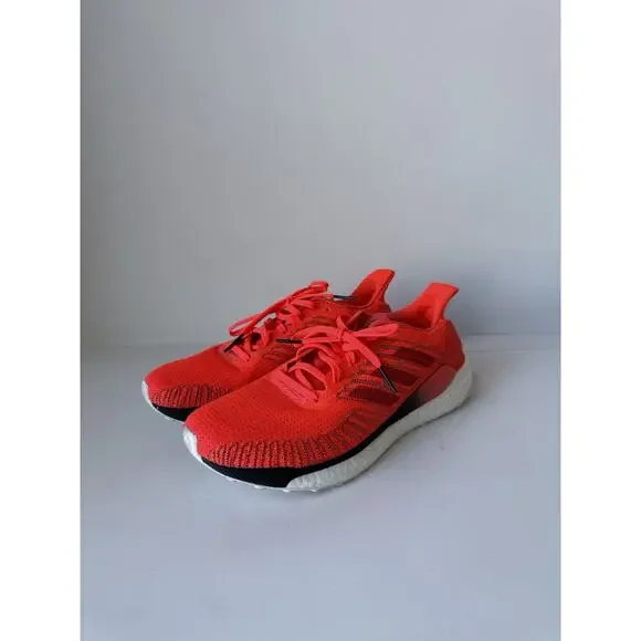 ADIDAS Solar Glide 19 Boost Orange Running Shoes Men's Size 9 - Picture 3 of 8